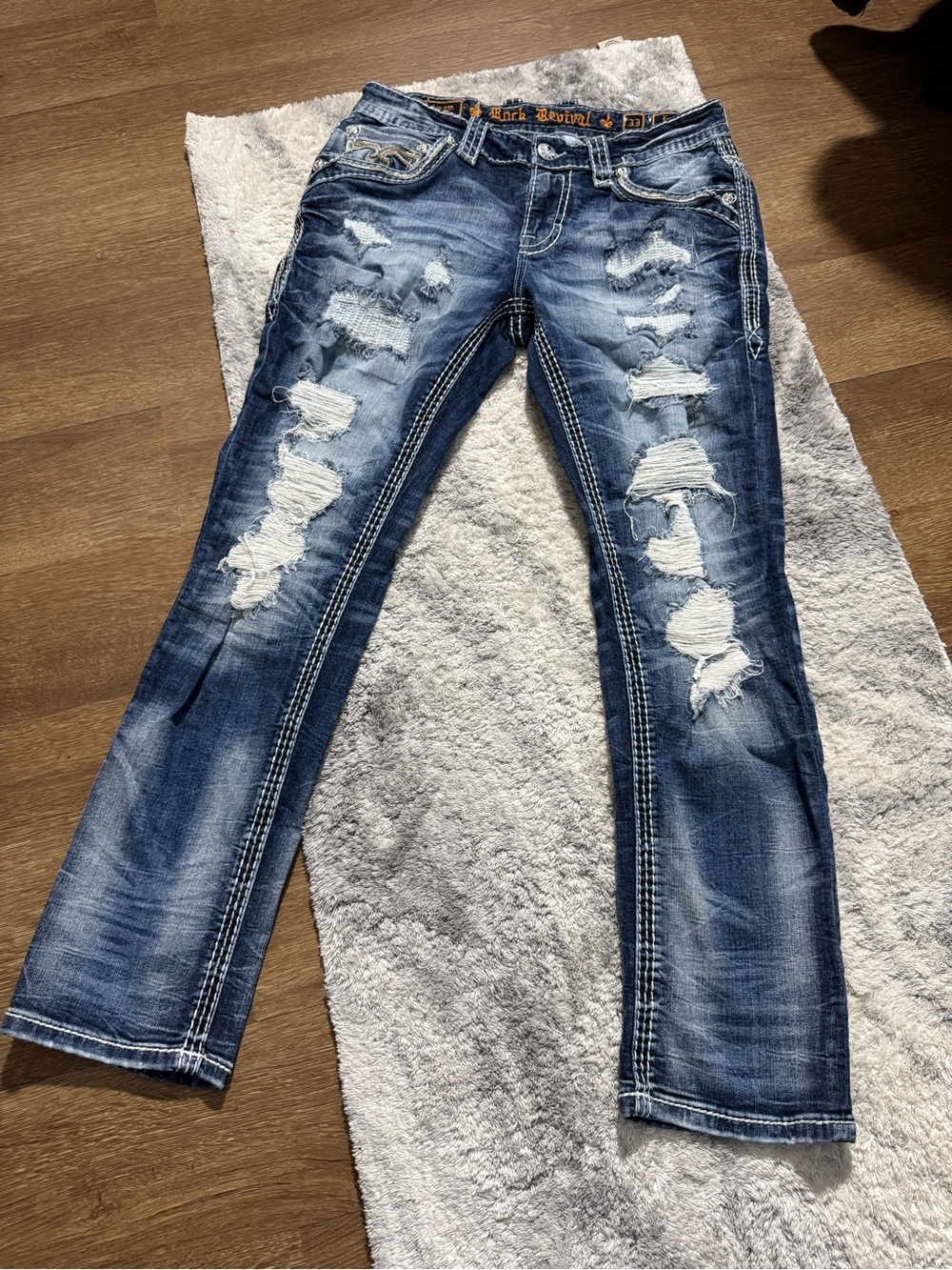 Men’s rock revival jeans